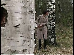 Spying on teen peeing in spring forest Part 3