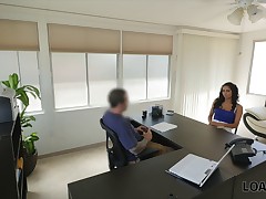 Horny agent wants to feel that pussy from inside with dick