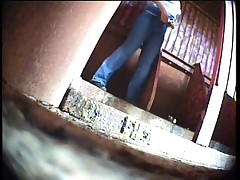 Compelling clips from a gritty women’s restroom in a park Part 1