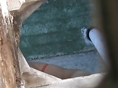 Coastal charmer recorded taking a leak in a bathroom with a covert device Part 3