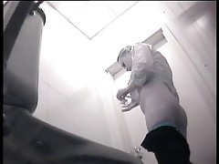 Three beautiful gals recorded taking a leak with an interested spectator close by Part 3