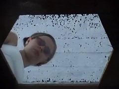 F captures ladies peeing in a countryside communal toilet Part 2