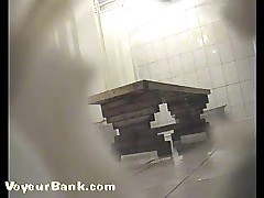 Awesome voyeur shoot from the girls' shower room Part 1