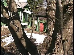 Spying essentially teen peeing near country house Part 1