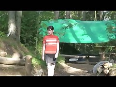 Blind drunk college girl pissing be a fan to her car Part 2