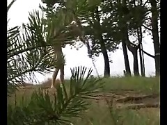 Girl with perfect body gets busted peeing outdoors Part 2